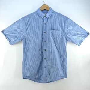 Carhartt ButtonUp Check Shirt Men Medium Gorpcore Dad Work Golf Cabincore Preppy